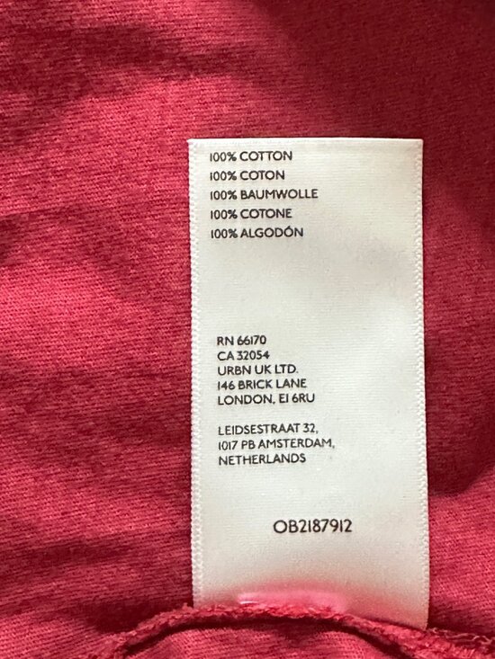 NWT We The Free Perfect Oversized Tee in Retro Red - Size Small - Picture 12 of 12